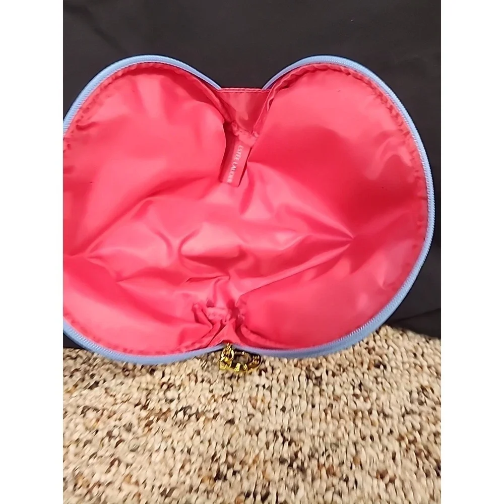*‎ LILLY PULITZER For Estee Lauder -BLUE -Cosmetic -Makeup -Bag